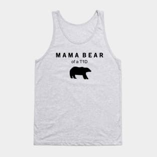 MAMA BEAR OF A T1D Tank Top